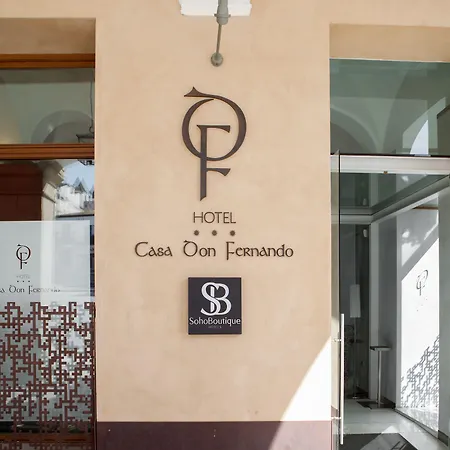 Hotel Petit Palace La Casa De Don Fernando Anteriormente Soho Boutique Casa Don Fernando 3*